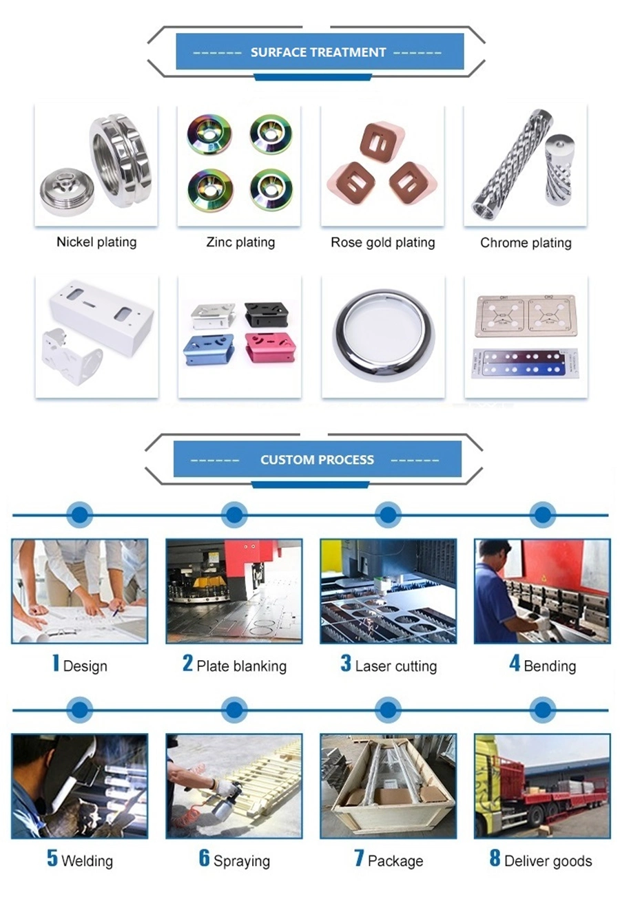 Custom Laser Cut Metal Stamping Aluminum Stainless Steel Machine Parts Sheet Metal Fabrication Service